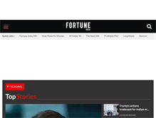 Tablet Screenshot of fortuneindia.com